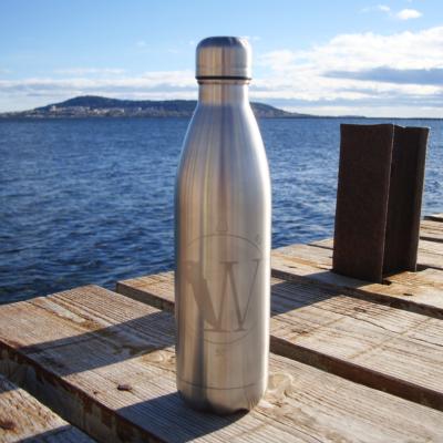 Bouteille inox Maxi Water silver 750 ml isotherme