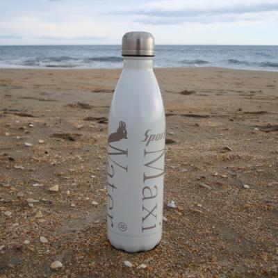 Bouteille inox Maxi Water white Sport 750 ml isotherme