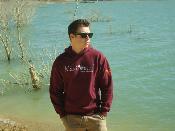 Sweat Capuche Maroon Homme